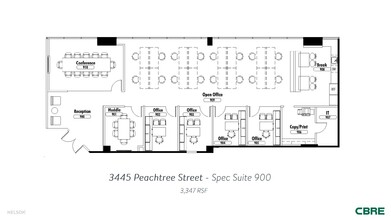 3445 Peachtree Rd NE, Atlanta, GA for rent Floor Plan- Image 1 of 5