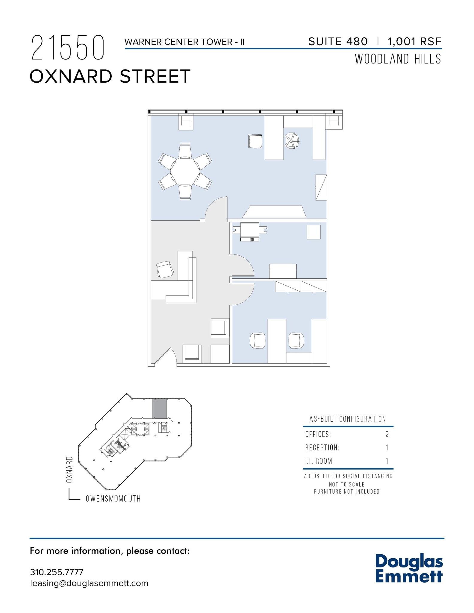 21550 Oxnard St, Woodland Hills, CA for rent Floor Plan- Image 1 of 1