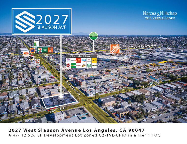 2027 W Slauson Ave, Los Angeles, CA for sale - Building Photo - Image 1 of 1