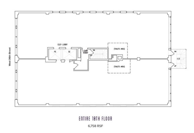 35 W 36th St, New York, NY 10018 - Unit Entire -  - Floor Plan - Image 1 of 1