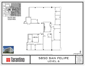 5850 San Felipe St, Houston, TX for rent Site Plan- Image 1 of 1