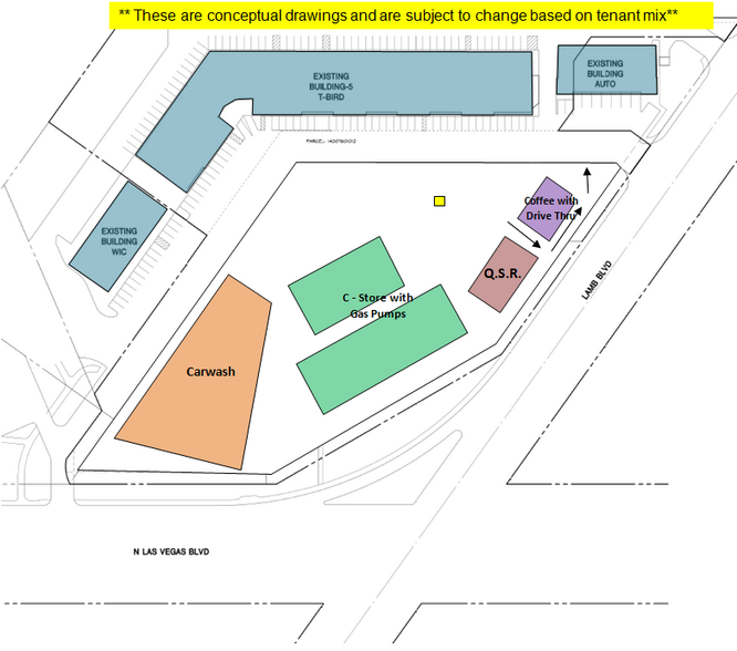 3619 N. Las Vegas Blvd, Las Vegas, NV for rent - Site Plan - Image 2 of 4