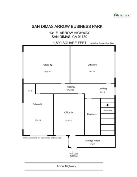 109-155 E Arrow Hwy, San Dimas, CA for rent - Floor Plan - Image 3 of 7