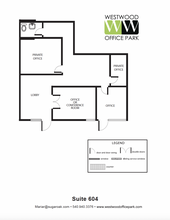 100-810 Westwood Office Park, Fredericksburg, VA for rent Floor Plan- Image 1 of 1