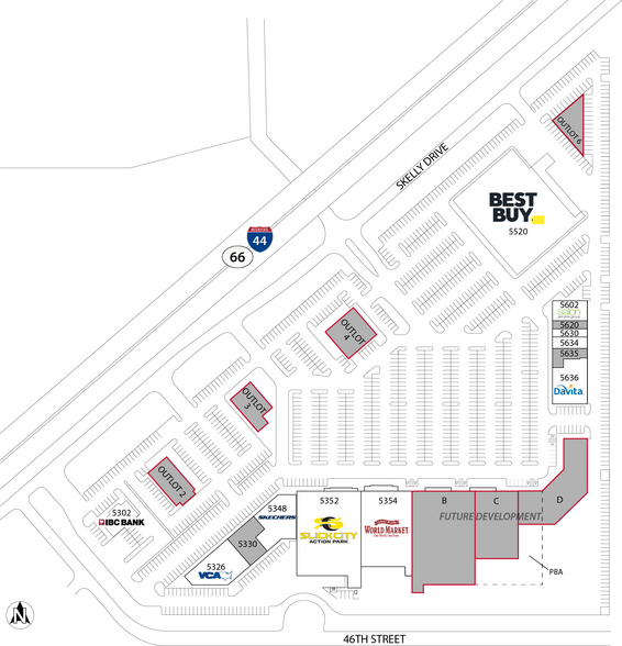 E Skelly Dr, Tulsa, OK for rent - Site Plan - Image 2 of 3