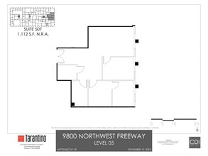 9800 Northwest Fwy, Houston, TX to rent Site Plan- Image 1 of 1
