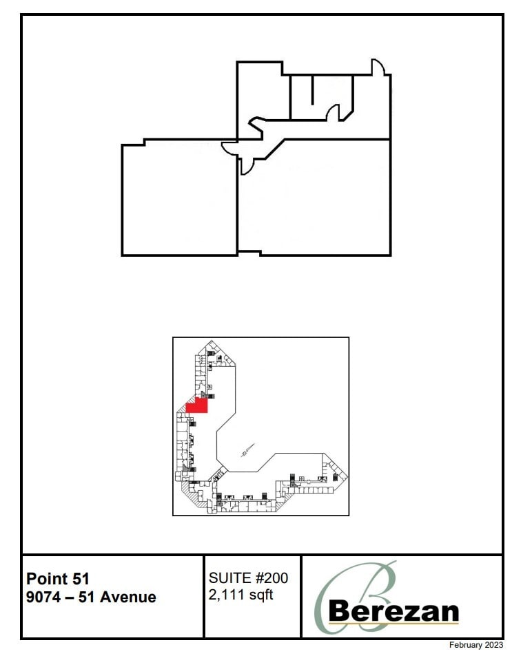 9004-9090 51st Ave NW, Edmonton, AB to rent Floor Plan- Image 1 of 1