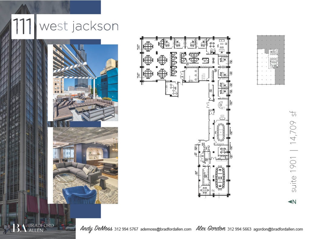 111 W Jackson Blvd, Chicago, IL to rent Floor Plan- Image 1 of 5