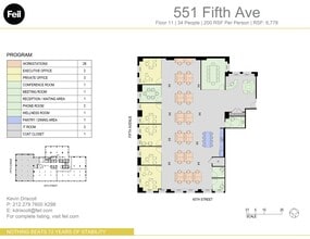 551 Fifth Ave, New York, NY for rent Floor Plan- Image 1 of 2