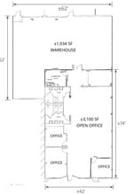 1030 Commercial St, San Jose, CA for rent Floor Plan- Image 1 of 1