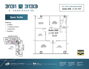 3131 E Camelback Rd, Phoenix, AZ for rent Floor Plan- Image 1 of 1