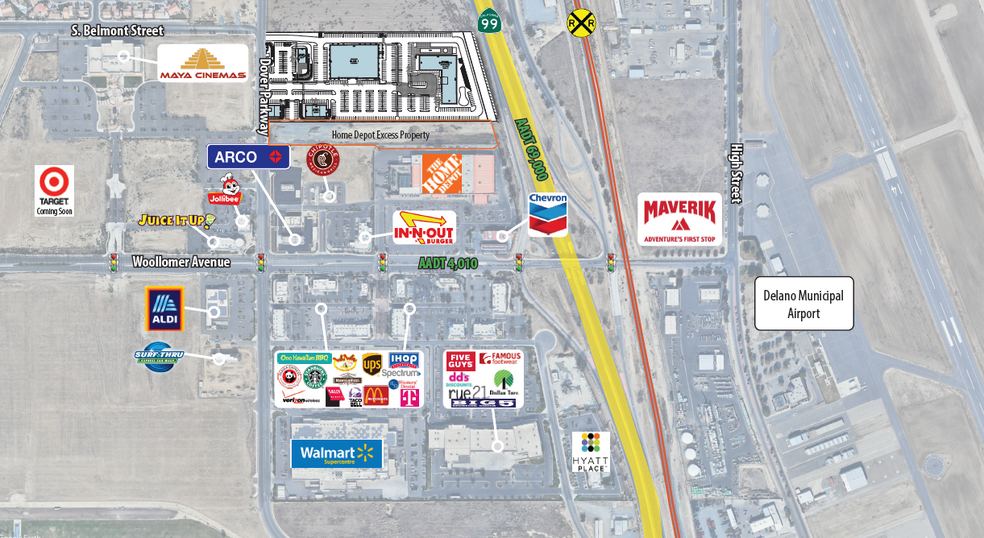 Dover Parkway, Delano, CA for sale - Building Photo - Image 2 of 2