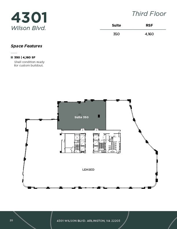 4401 Wilson Blvd, Arlington, VA to rent Floor Plan- Image 1 of 1