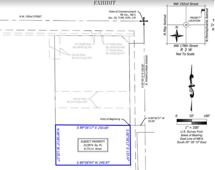 119250 N Pennsylvania Ave, Edmond, OK for sale - Plat Map - Image 2 of 2