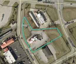 145 N River Place Ave, Bowling Green, KY - aerial  map view