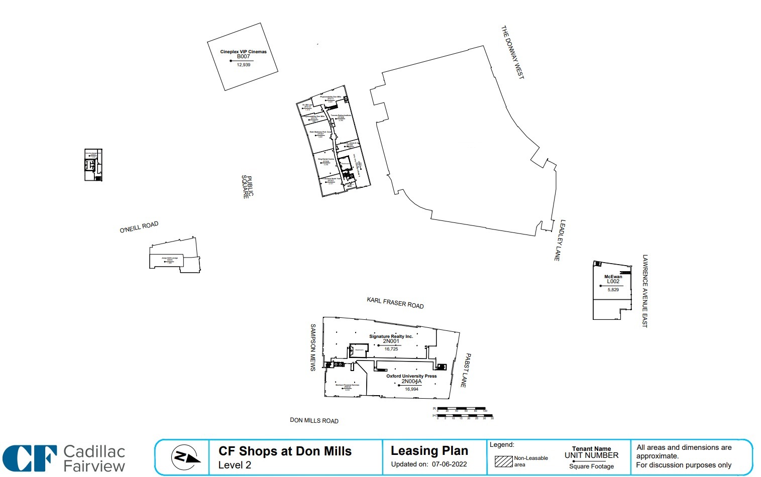 1050-1090 Don Mills Rd, Toronto, ON for rent Floor Plan- Image 1 of 4