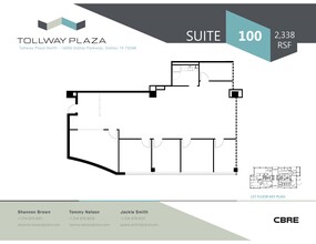 16000 N Dallas Pky, Dallas, TX for rent Floor Plan- Image 2 of 2