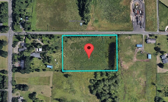 Parcel #181302000 at NE 194th St, Ridgefield, WA for sale - Aerial - Image 3 of 6