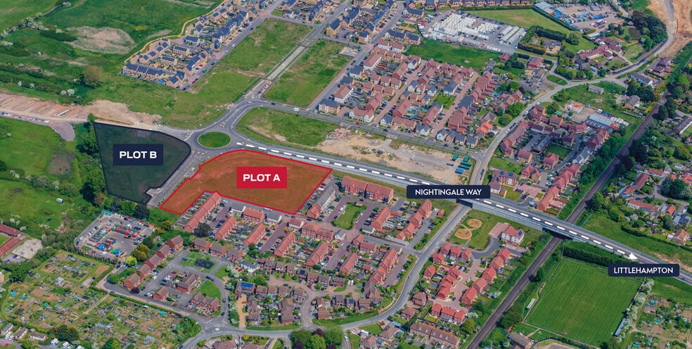 Toddington Ln, Littlehampton for sale - Aerial - Image 1 of 2