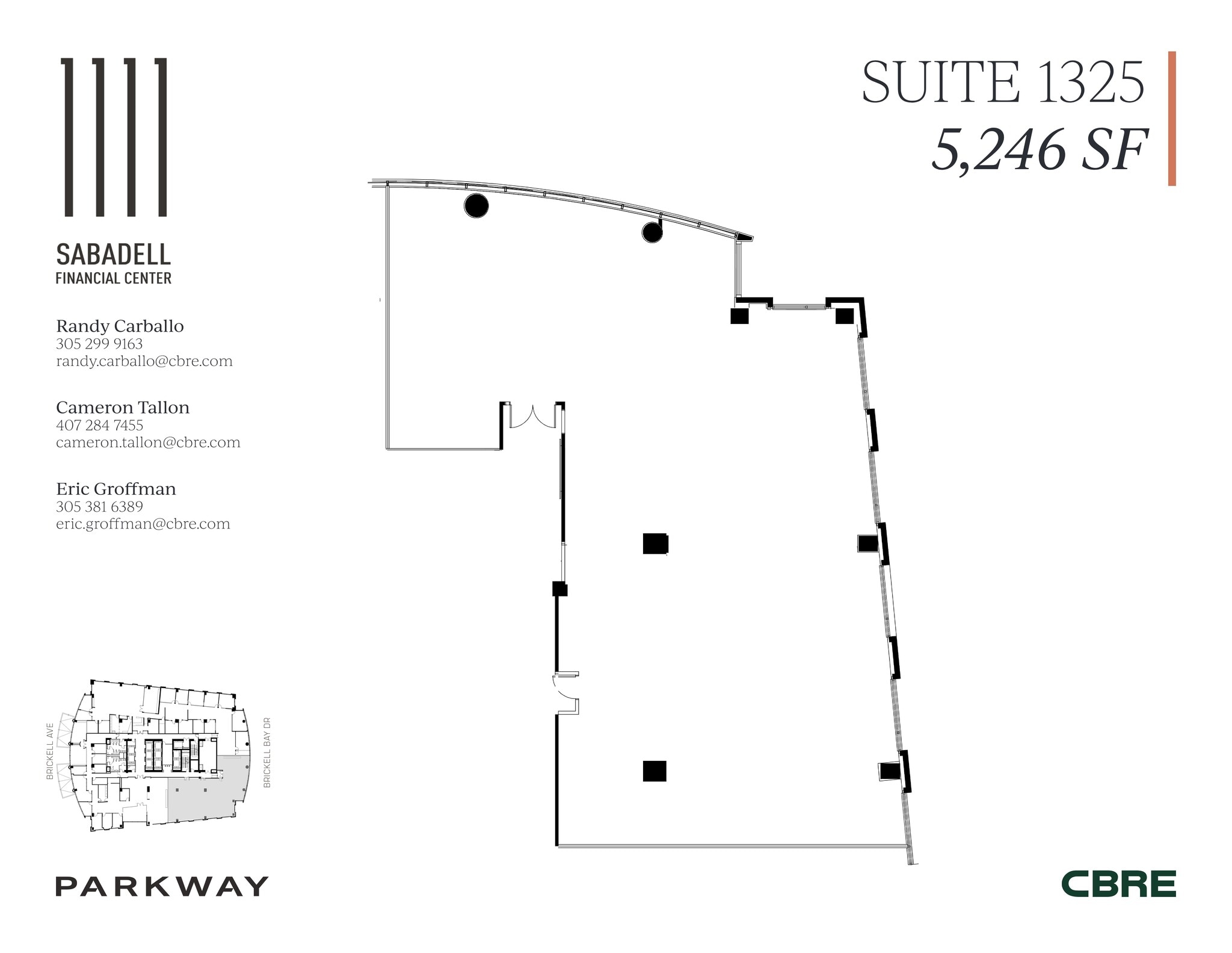 1111 Brickell Ave, Miami, FL to rent Site Plan- Image 1 of 1