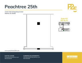 1718-1720 NW Peachtree St, Atlanta, GA for rent Site Plan- Image 1 of 1