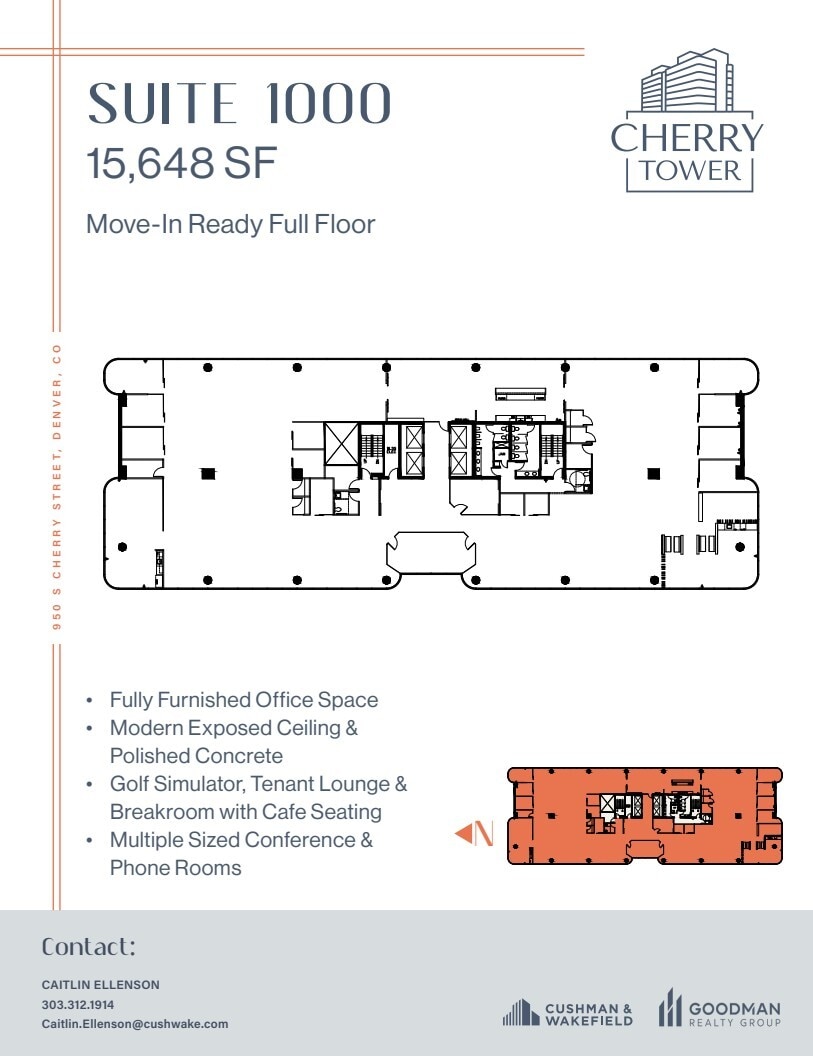 950 S Cherry St, Denver, CO to rent Floor Plan- Image 1 of 1