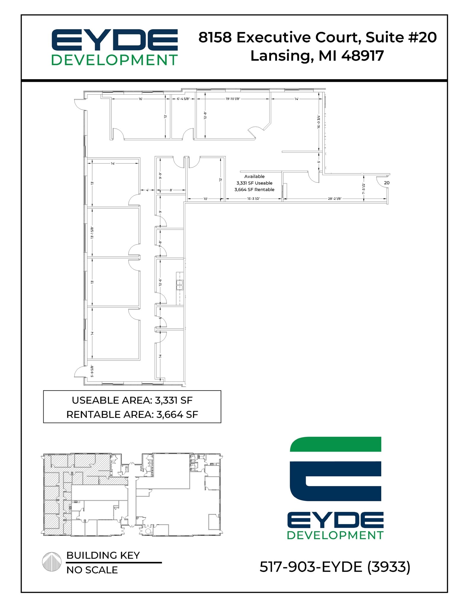 8158 Executive Ct, Lansing, MI to rent Site Plan- Image 1 of 1