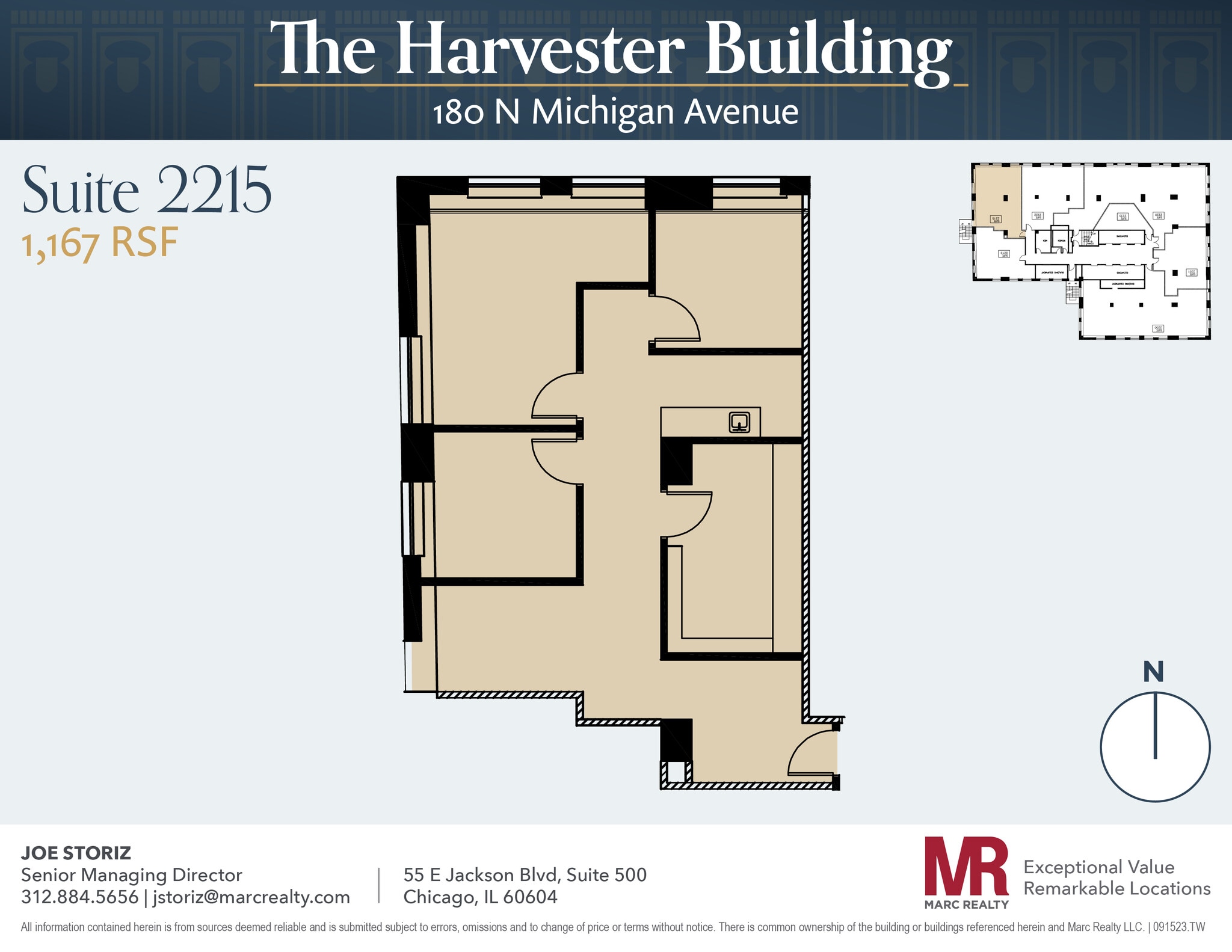 180 N Michigan Ave, Chicago, IL to rent Floor Plan- Image 1 of 1