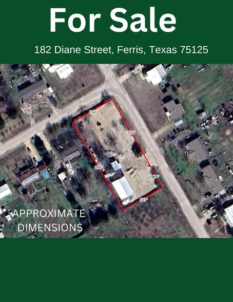 182 Diane St, Ferris, TX for sale - Building Photo - Image 3 of 4