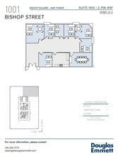 1001 Bishop St, Honolulu, HI for rent Floor Plan- Image 1 of 1