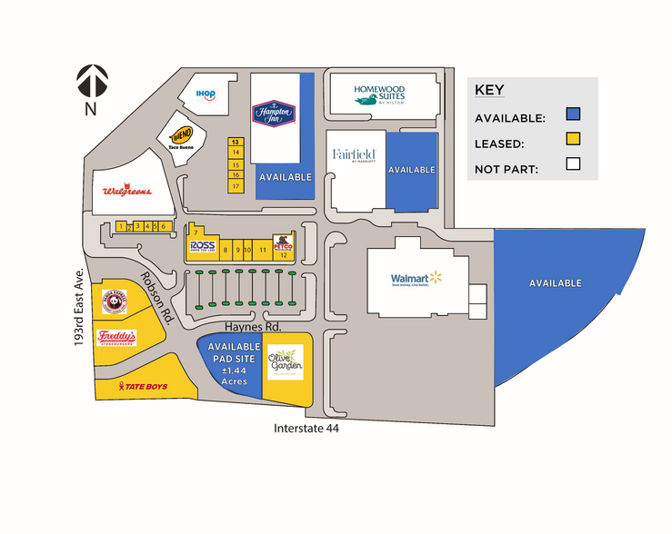 19361 Robson Rd, Catoosa, OK for rent - Site Plan - Image 2 of 13