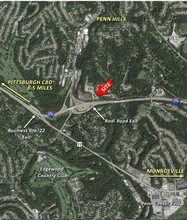 701 Rodi Rd, Pittsburgh, PA - Aerial map view