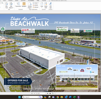 More details for 345 Beachwalk Shore Dr, Saint Johns, FL - Retail for Sale