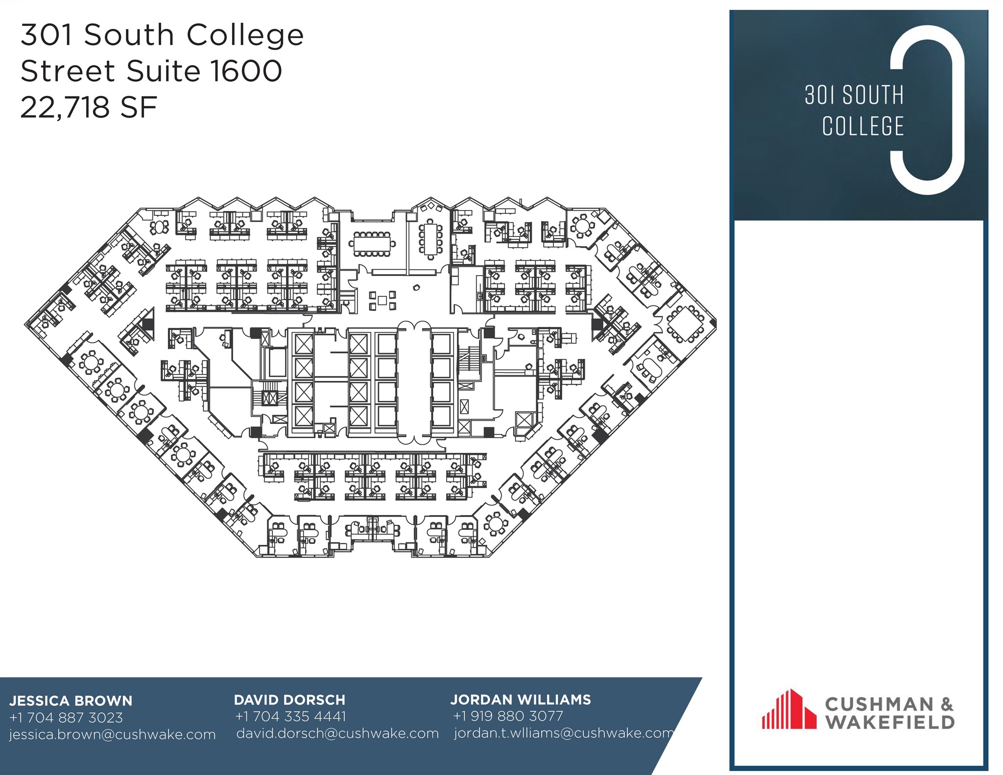 301 S College St, Charlotte, NC for rent Floor Plan- Image 1 of 1