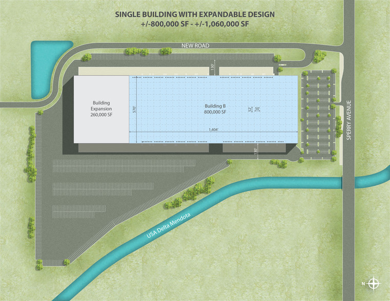 2553 Sperry Ave, Patterson, CA for rent - Site Plan - Image 2 of 2