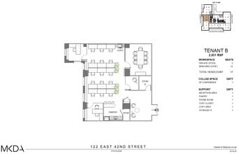 122 E 42nd St, New York, NY to rent Floor Plan- Image 1 of 3