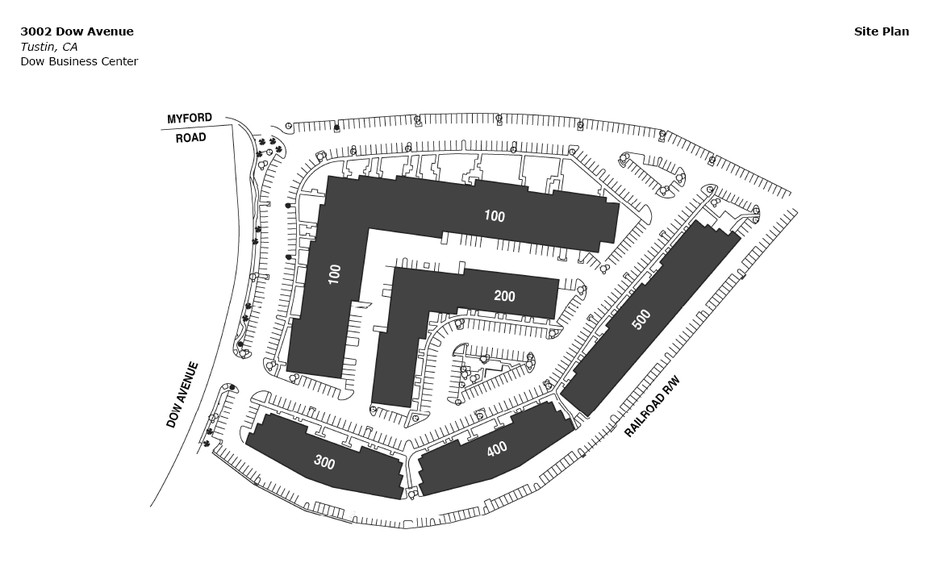 3002 Dow Ave, Tustin, CA for sale - Site Plan - Image 1 of 1