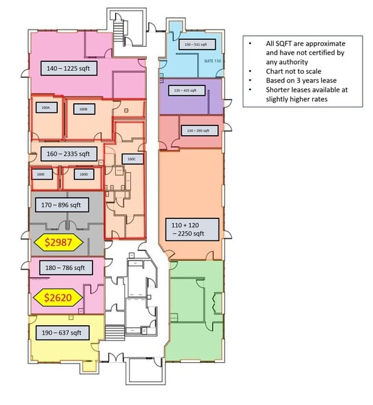 15290 E 6th Ave, Aurora, CO to rent - Floor Plan - Image 2 of 7