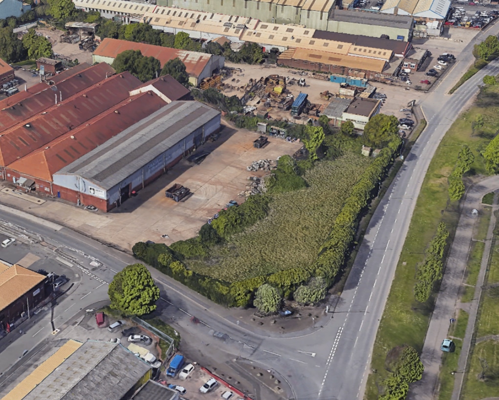 Albion Rd, West Bromwich to rent Aerial- Image 1 of 2