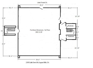 23030 Lake Forest Dr, Laguna Hills, CA for sale Floor Plan- Image 1 of 1