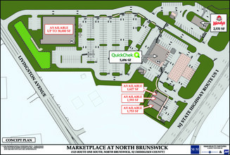 1505 US Highway 1, North Brunswick, NJ for rent Site Plan- Image 1 of 1