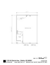 1125-1147 W Dennis Ave, Olathe, KS for rent Floor Plan- Image 1 of 1