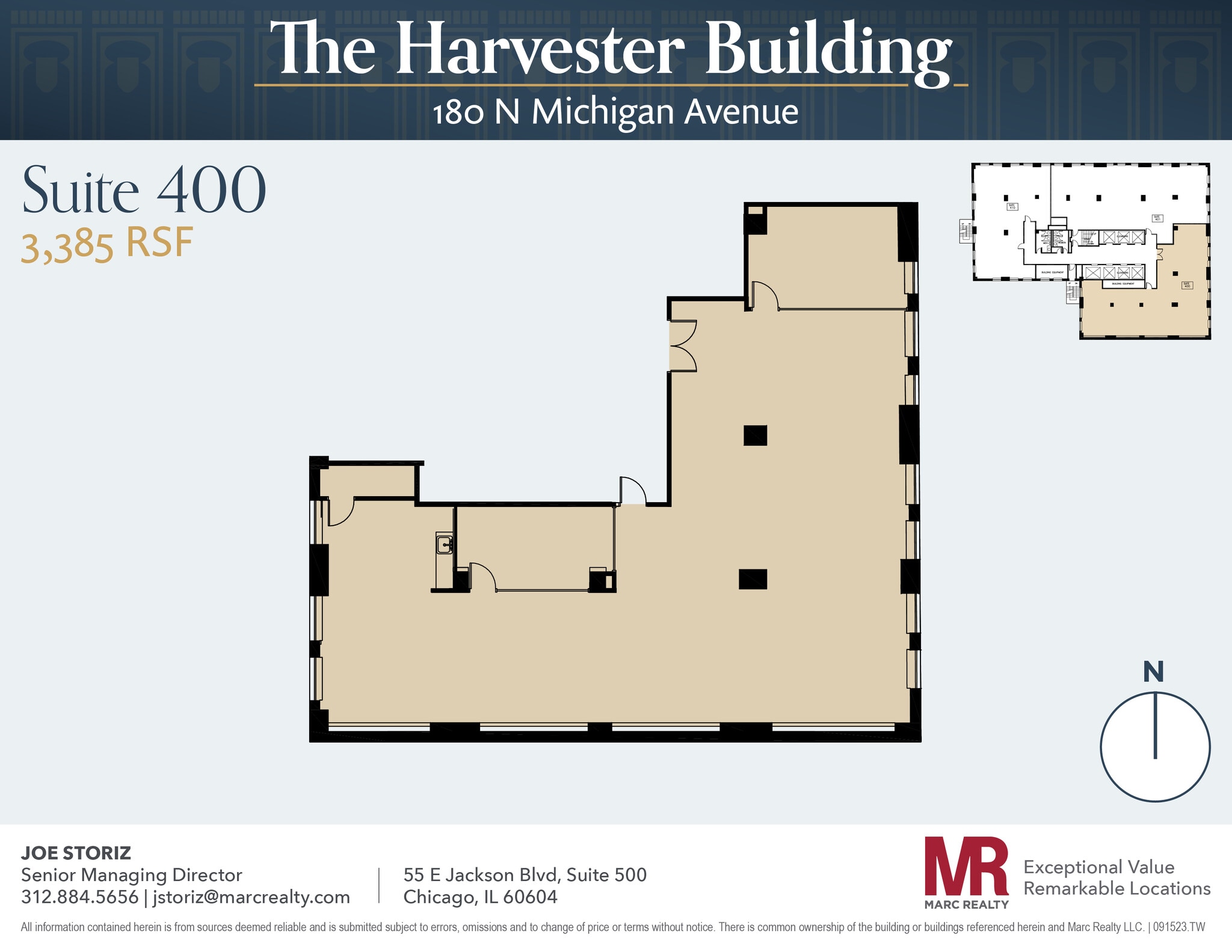 180 N Michigan Ave, Chicago, IL to rent Floor Plan- Image 1 of 10