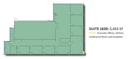 915 Wilshire Blvd, Los Angeles, CA for rent Floor Plan- Image 1 of 2