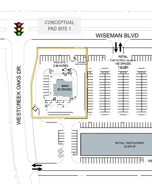 Wiseman & Cottonwood Sites, San Antonio, TX for sale - Site Plan - Image 3 of 6