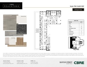 1355 Peachtree St NE, Atlanta, GA for rent Floor Plan- Image 2 of 2