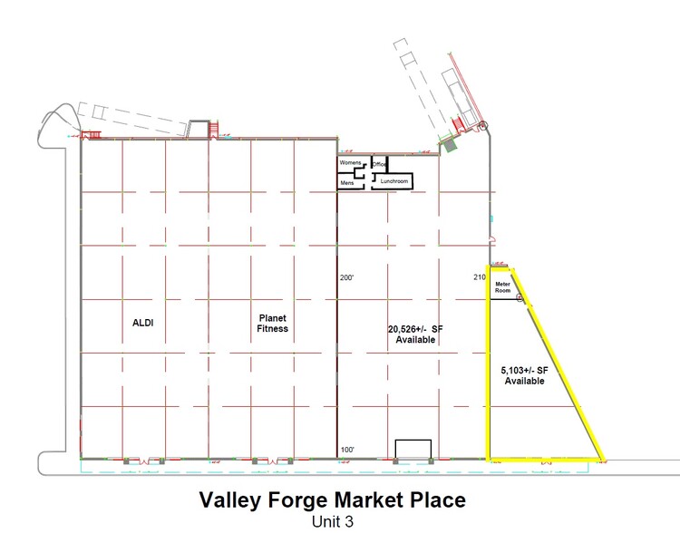 600-650 S Trooper Rd, Norristown, PA for rent - Floor Plan - Image 2 of 5