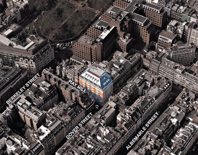 1-11 Hay Hl, London for sale - Aerial - Image 1 of 1