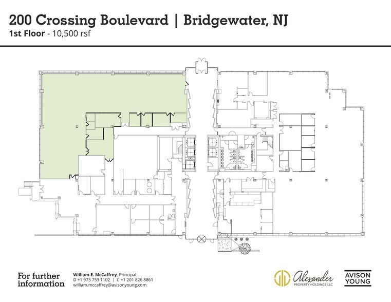 200 Crossing Blvd, Bridgewater, NJ for rent - Floor Plan - Image 2 of 16