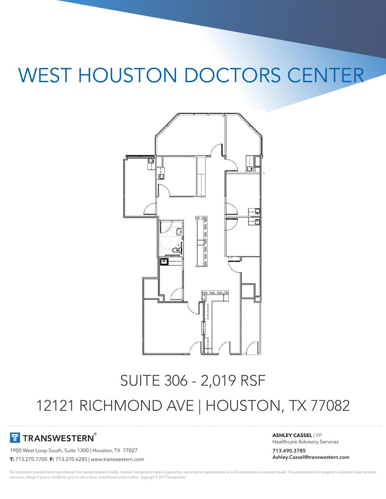 12121 Richmond Ave, Houston, TX to rent Floor Plan- Image 1 of 1